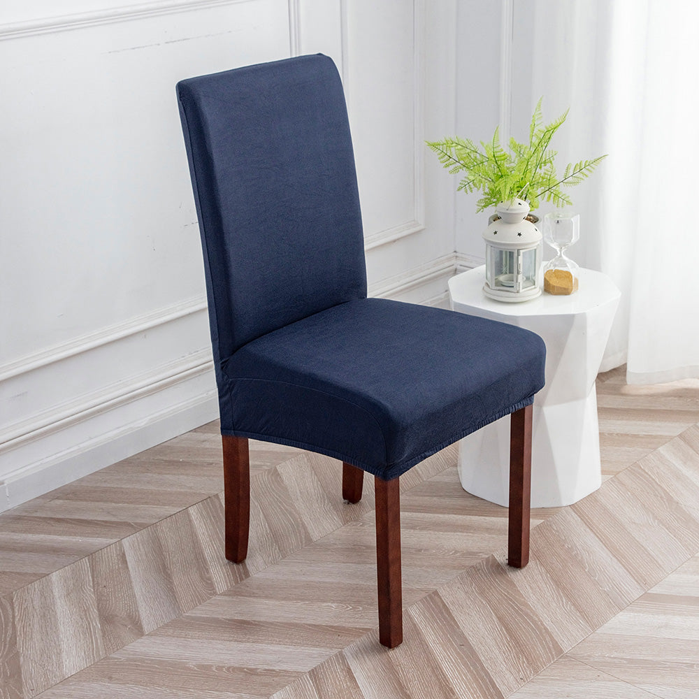 「🎊New Year - 40% Off」Soft Spandex Solid Color Stretch Dining Chair Covers