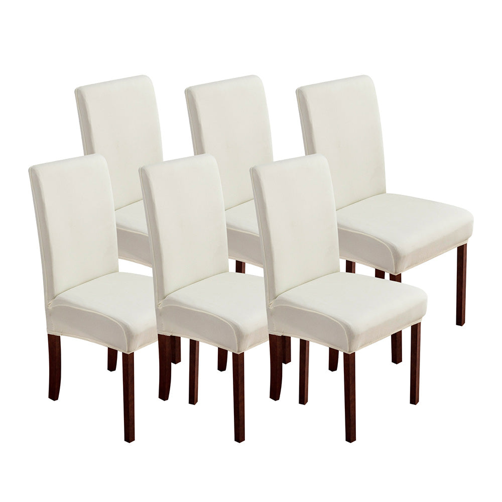 「🎊New Year - 40% Off」Soft Spandex Solid Color Stretch Dining Chair Covers