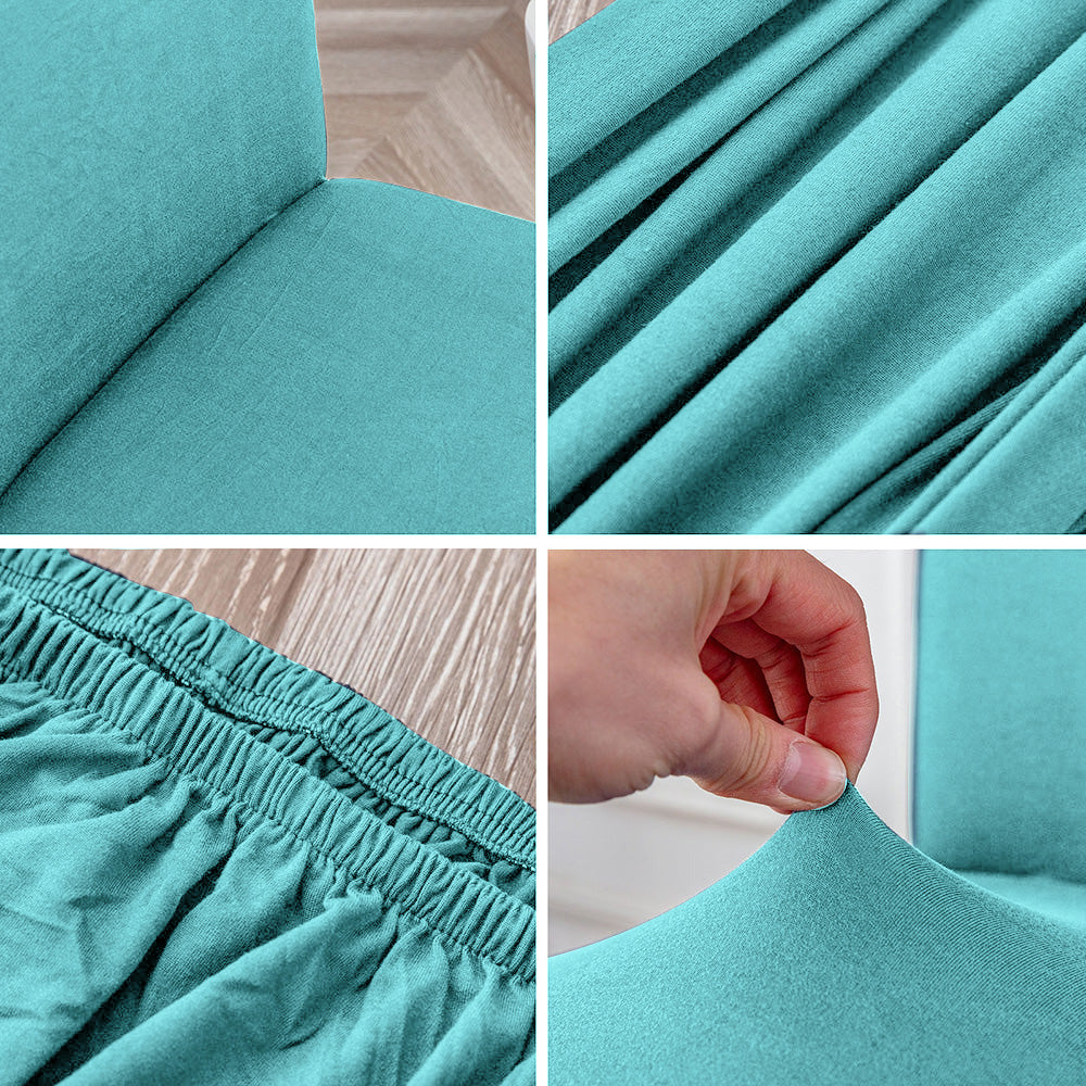 「🎊New Year - 40% Off」Soft Spandex Solid Color Stretch Dining Chair Covers