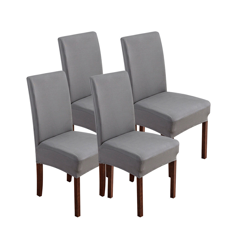 「🎊New Year - 40% Off」Soft Spandex Solid Color Stretch Dining Chair Covers