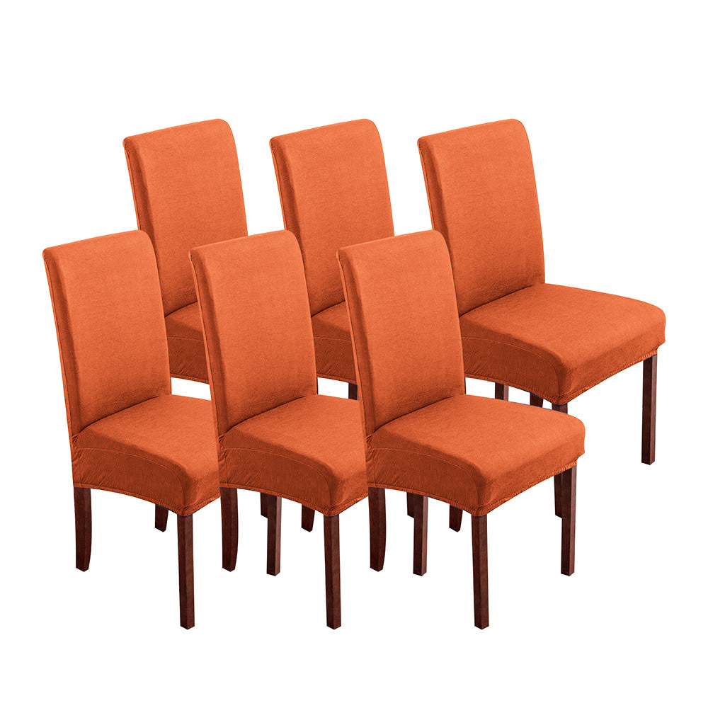 「🎊New Year - 40% Off」Soft Spandex Solid Color Stretch Dining Chair Covers