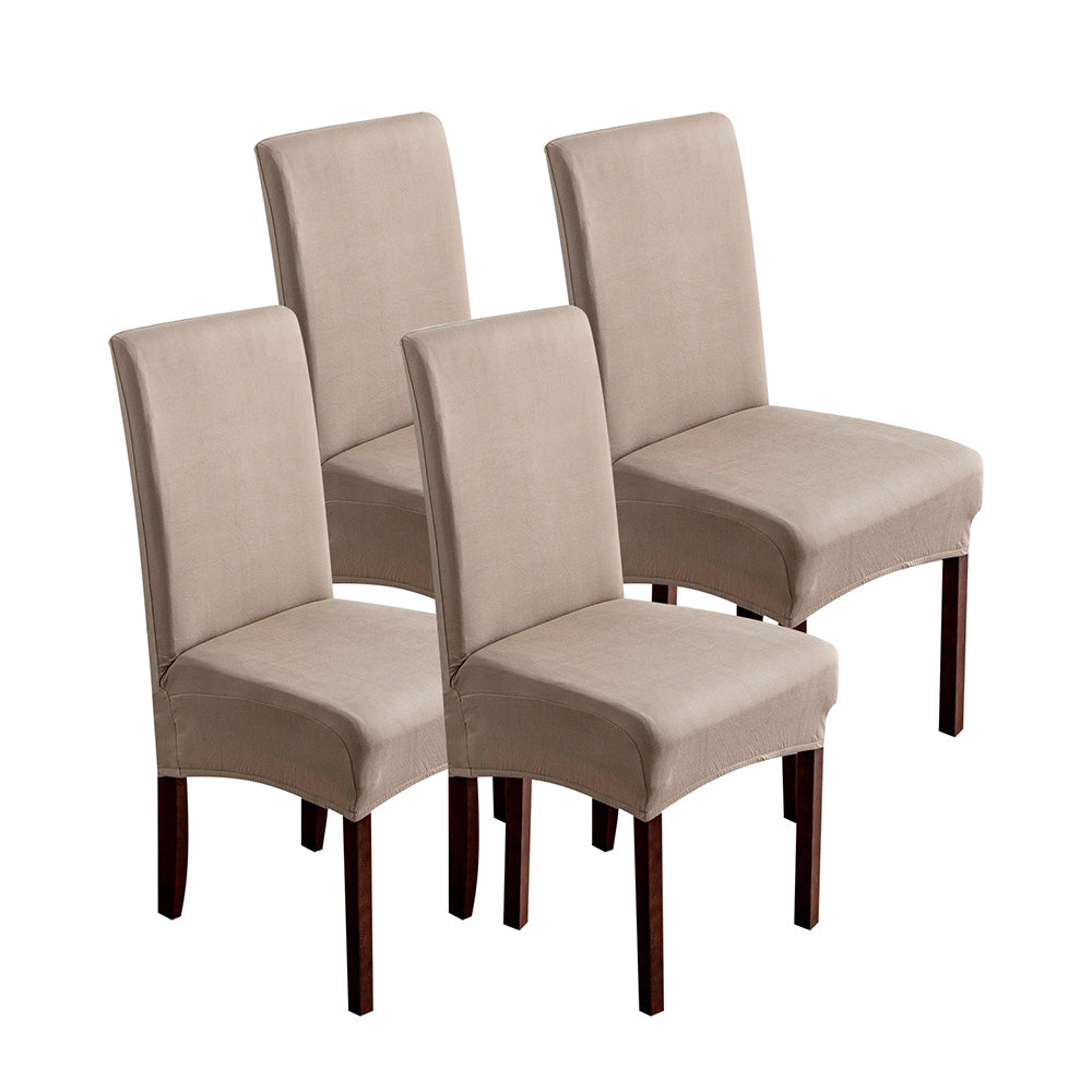 「🎊New Year - 40% Off」Soft Spandex Solid Color Stretch Dining Chair Covers