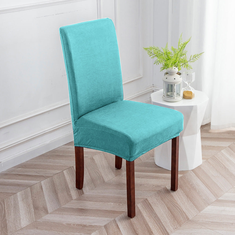 「🎊New Year - 40% Off」Soft Spandex Solid Color Stretch Dining Chair Covers