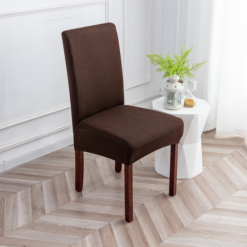 「🎊New Year - 40% Off」Soft Spandex Solid Color Stretch Dining Chair Covers