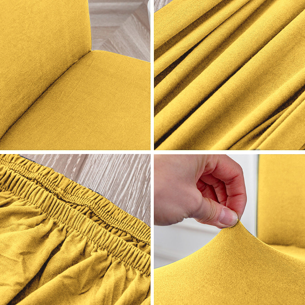「🎊New Year - 40% Off」Soft Spandex Solid Color Stretch Dining Chair Covers
