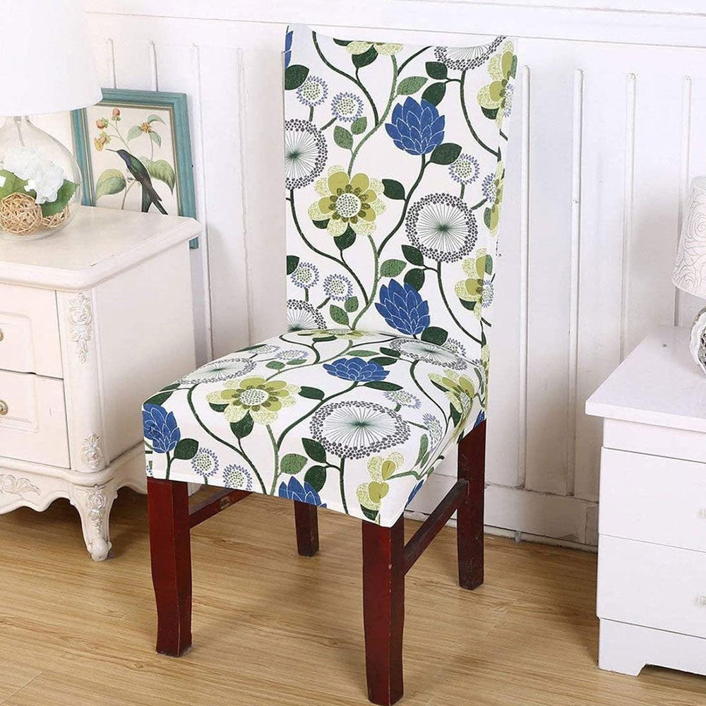 「🎊New Year - 40% Off」Soft Spandex Solid Color Stretch Dining Chair Covers