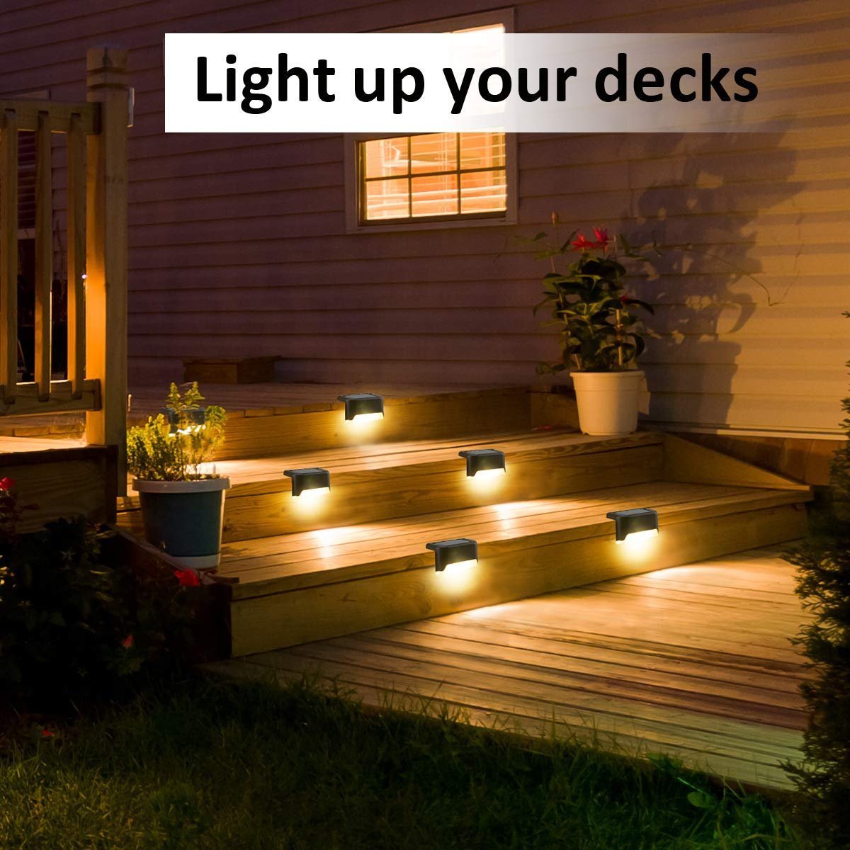 [BUY 6 FREE SHIPPING]🔥2023 Update Solar Deck Lights Outdoor