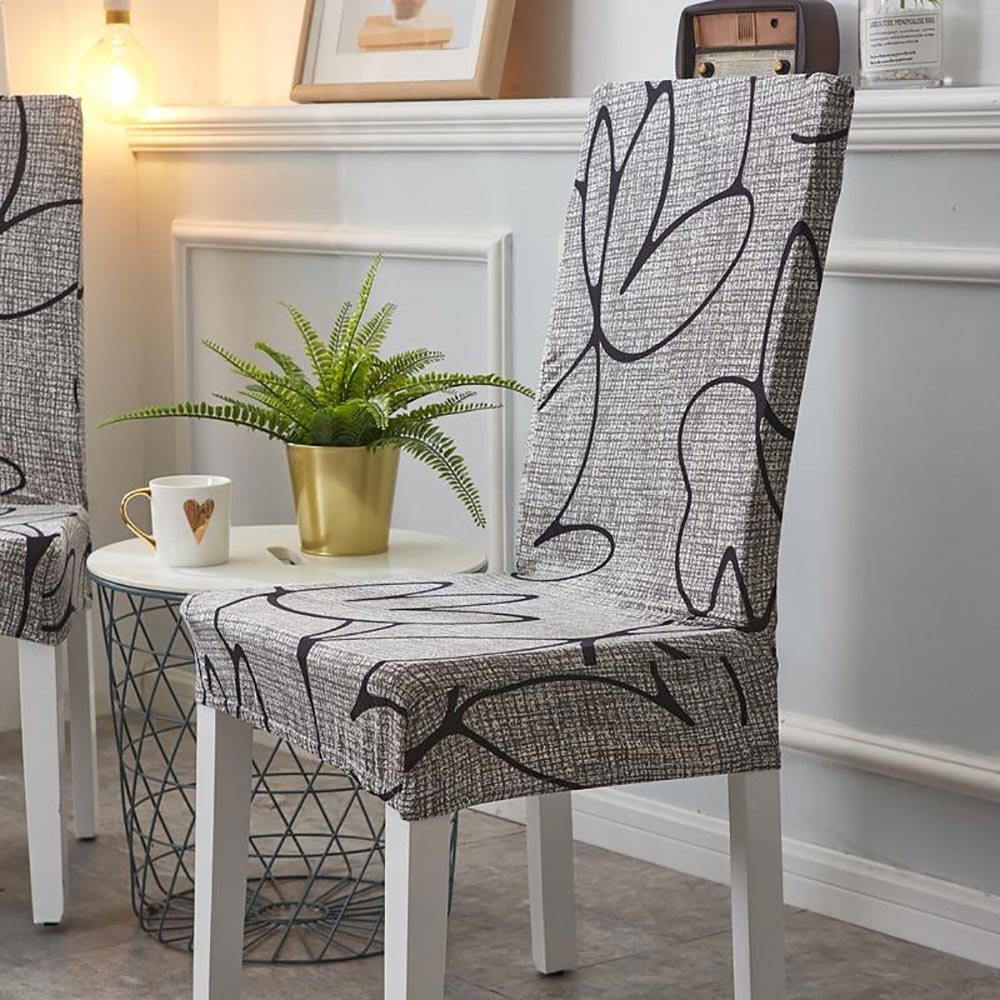「🎊New Year - 40% Off」Soft Spandex Solid Color Stretch Dining Chair Covers