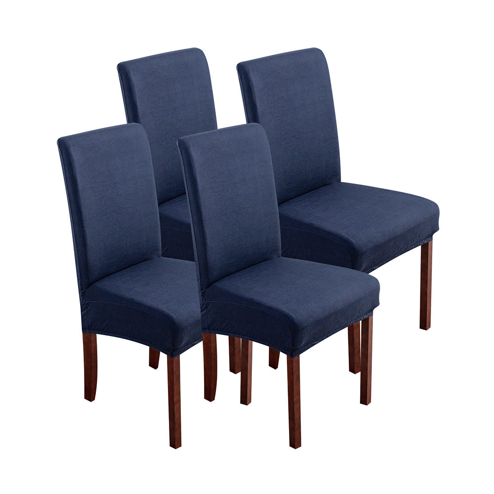 「🎊New Year - 40% Off」Soft Spandex Solid Color Stretch Dining Chair Covers