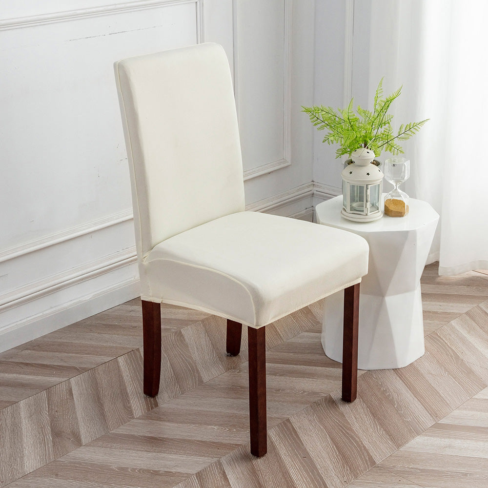 「🎊New Year - 40% Off」Soft Spandex Solid Color Stretch Dining Chair Covers