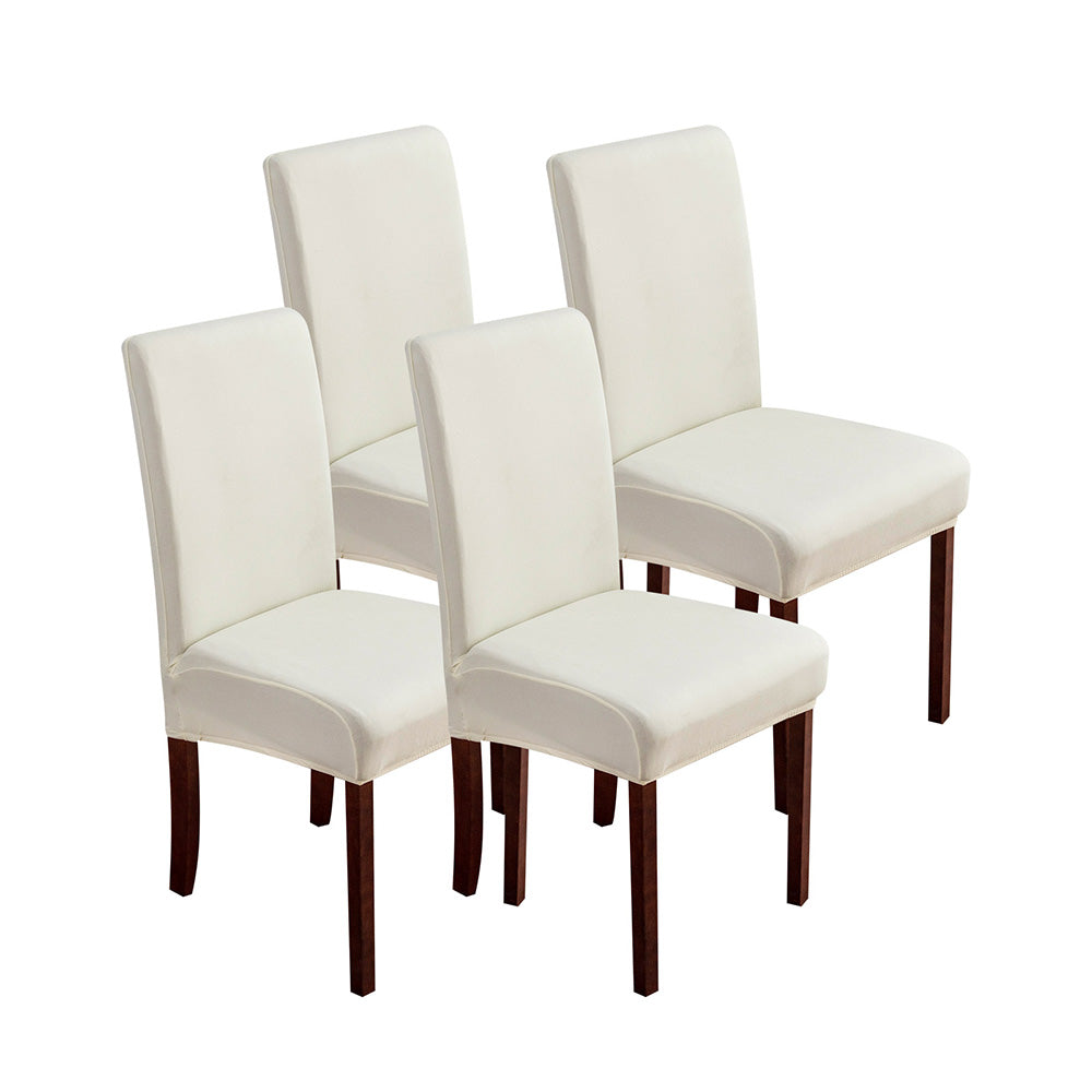 「🎊New Year - 40% Off」Soft Spandex Solid Color Stretch Dining Chair Covers