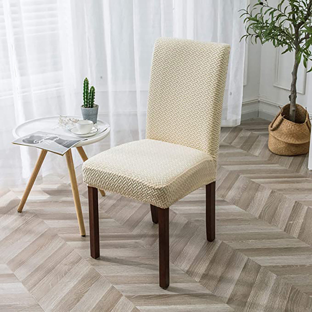 「🎊New Year - 40% Off」Soft Spandex Solid Color Stretch Dining Chair Covers