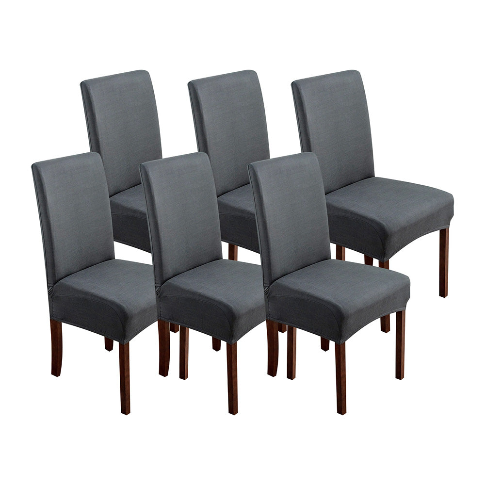 「🎊New Year - 40% Off」Soft Spandex Solid Color Stretch Dining Chair Covers
