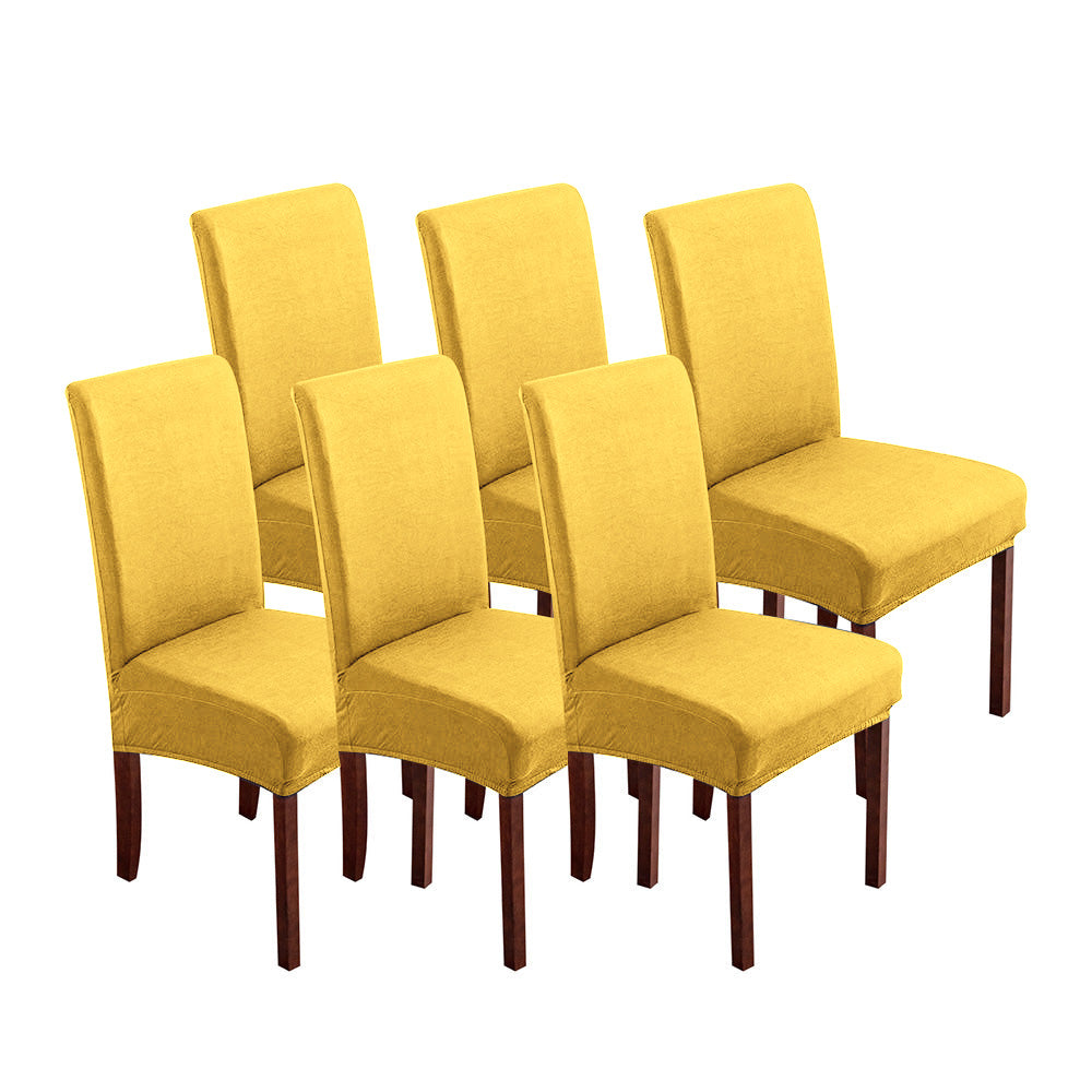 「🎊New Year - 40% Off」Soft Spandex Solid Color Stretch Dining Chair Covers