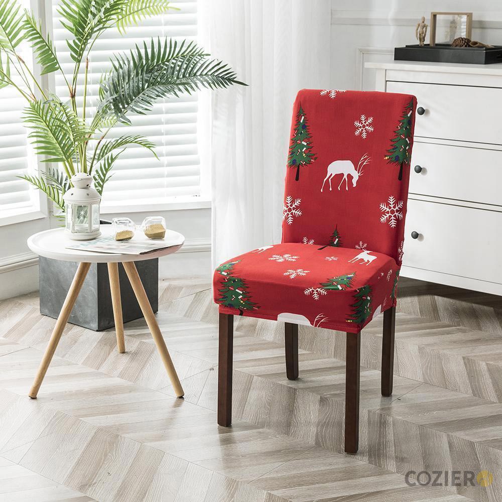 「🎊New Year - 40% Off」Soft Spandex Solid Color Stretch Dining Chair Covers