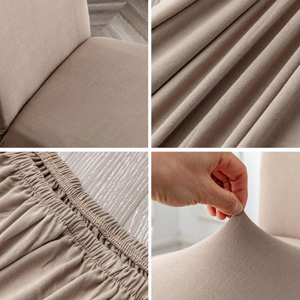 「🎊New Year - 40% Off」Soft Spandex Solid Color Stretch Dining Chair Covers
