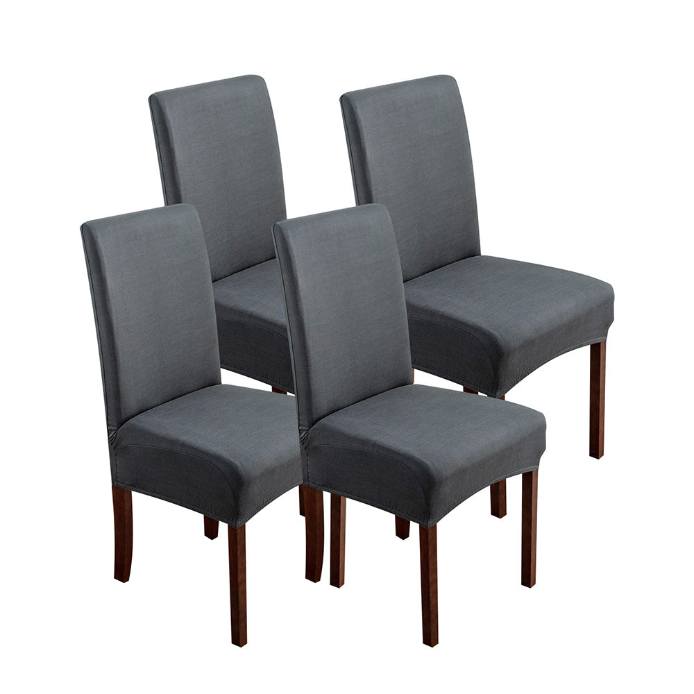 「🎊New Year - 40% Off」Soft Spandex Solid Color Stretch Dining Chair Covers