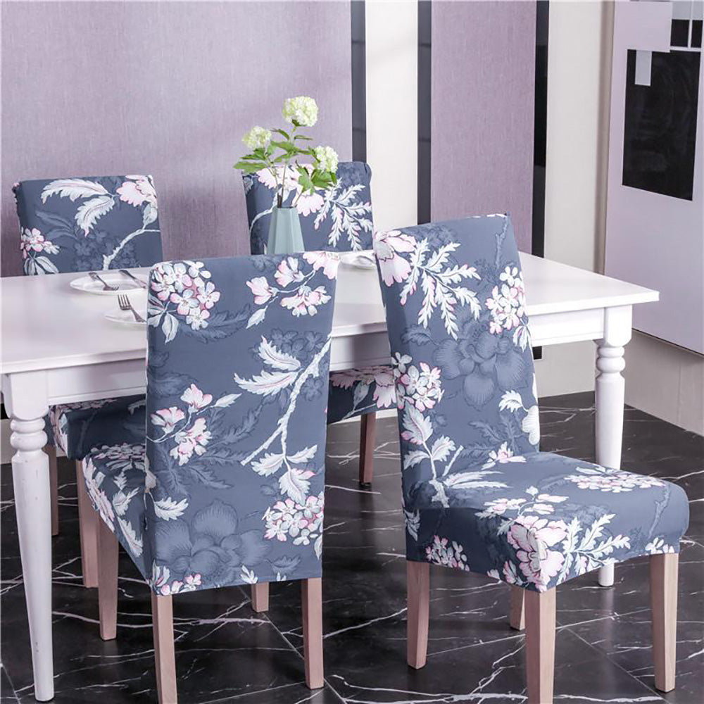 「🎊New Year - 40% Off」Soft Spandex Solid Color Stretch Dining Chair Covers