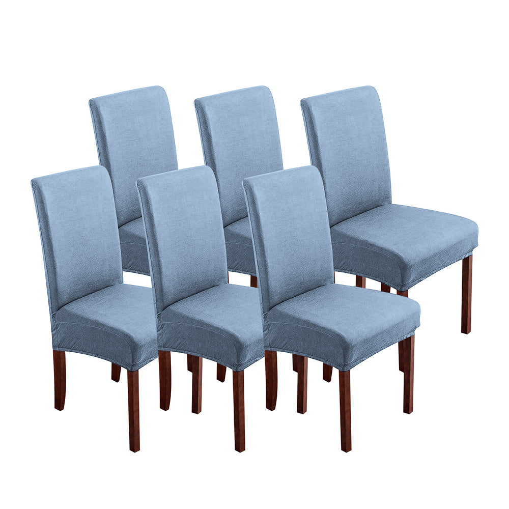 「🎊New Year - 40% Off」Soft Spandex Solid Color Stretch Dining Chair Covers