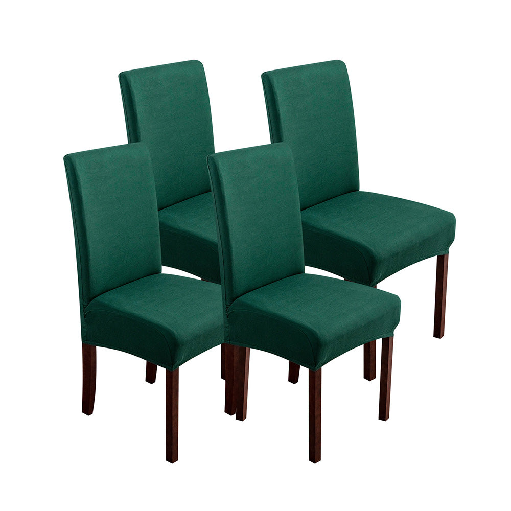 「🎊New Year - 40% Off」Soft Spandex Solid Color Stretch Dining Chair Covers