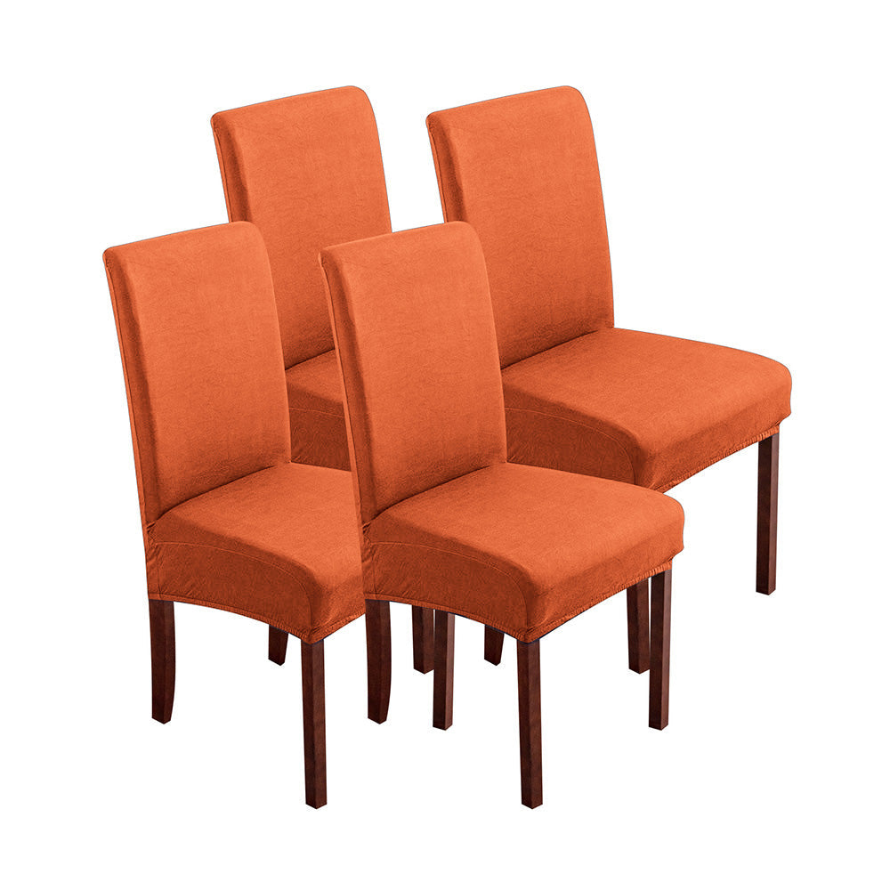 「🎊New Year - 40% Off」Soft Spandex Solid Color Stretch Dining Chair Covers