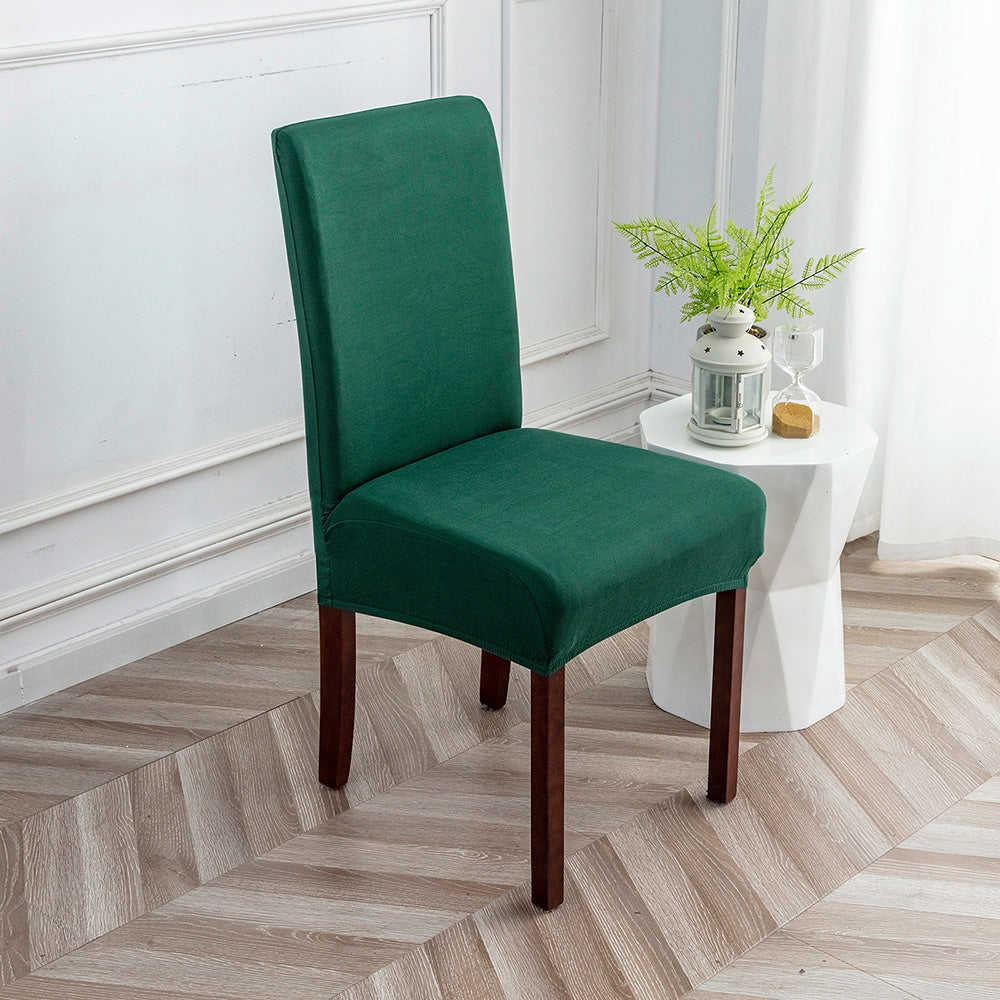 「🎊New Year - 40% Off」Soft Spandex Solid Color Stretch Dining Chair Covers