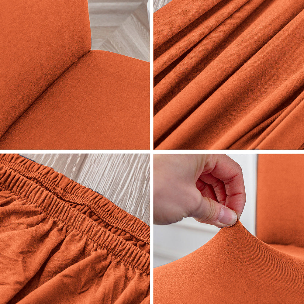 「🎊New Year - 40% Off」Soft Spandex Solid Color Stretch Dining Chair Covers