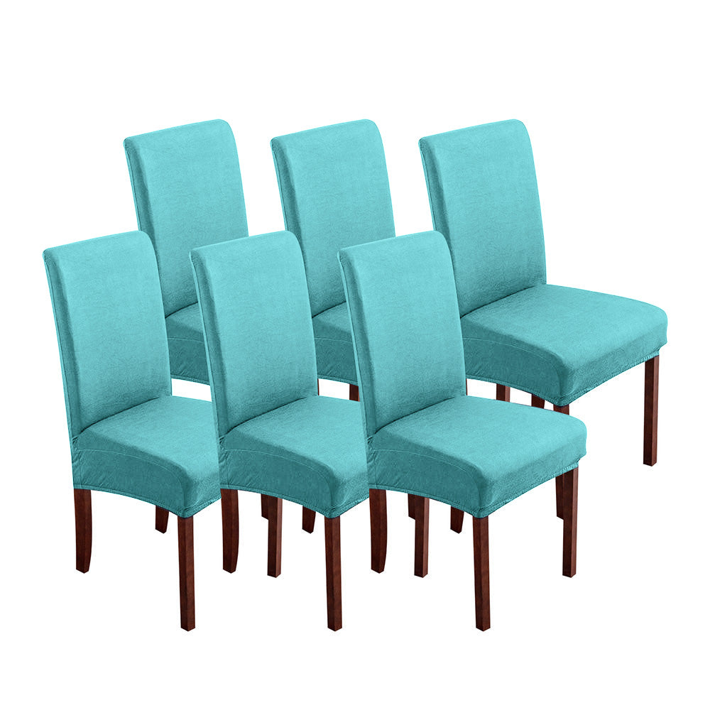 「🎊New Year - 40% Off」Soft Spandex Solid Color Stretch Dining Chair Covers